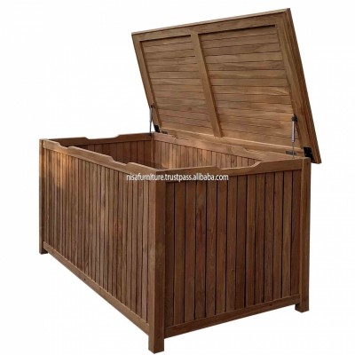 Outdoor Garden Wooden box cushion Furniture Indonesia Waterproof otherhomefurniture