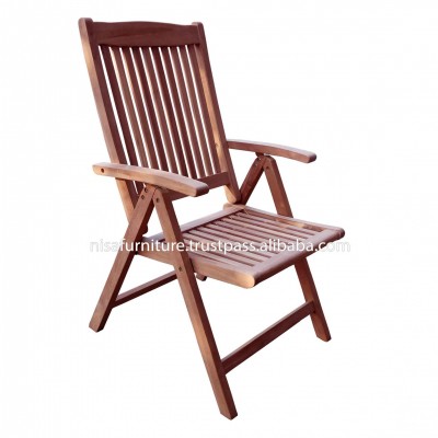 Garden Outdoor Patio Folding Arm reclining Chairs Solid Teak Wood Furniture otherhomefurniture