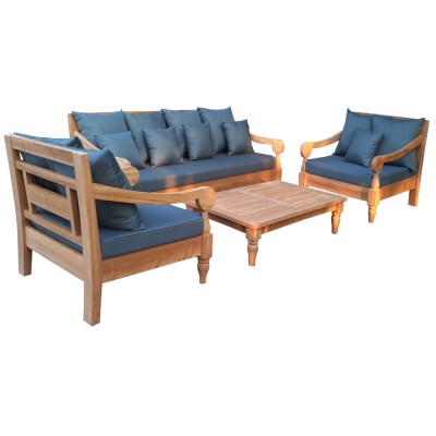 Modern Design Teak Wood Garden Outdoor Sofa Set Manufacturer Supplier Exporter Patio Furniture otherhomefurniture